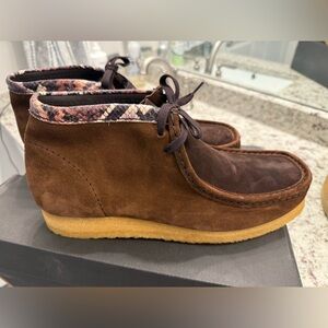 Clarks Originals Dark Brown Suede Footwear